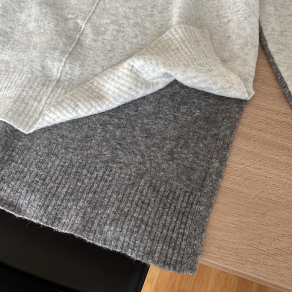 Athleta Transit colorblock turtleneck extra fine wool sweater - Picture 5 of 8